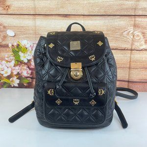 MCM Small Quilted Backpack